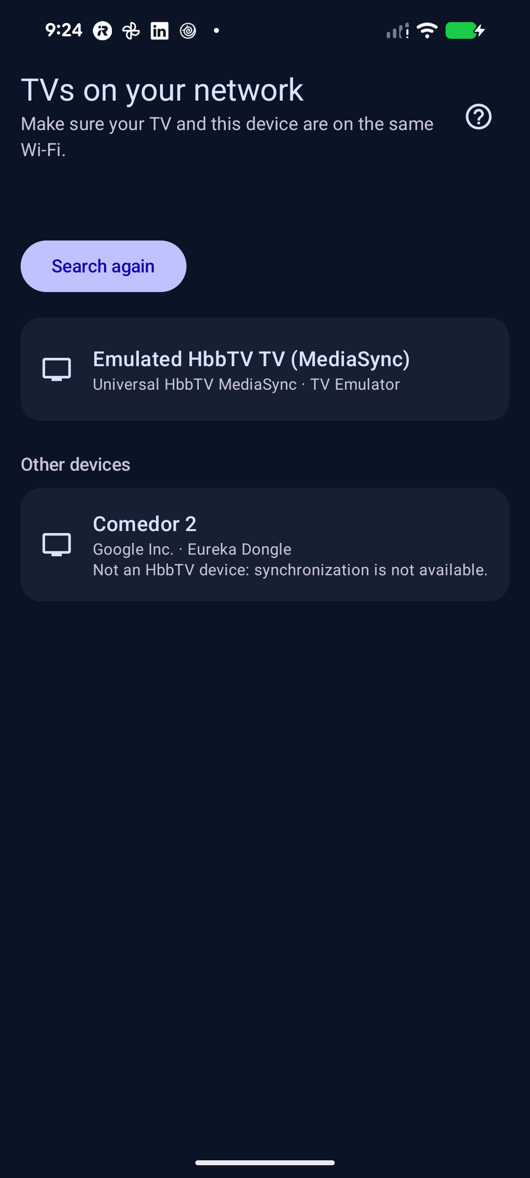 TVs on your network