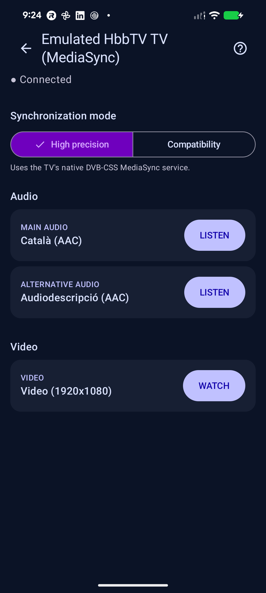 Audio and Video tracks